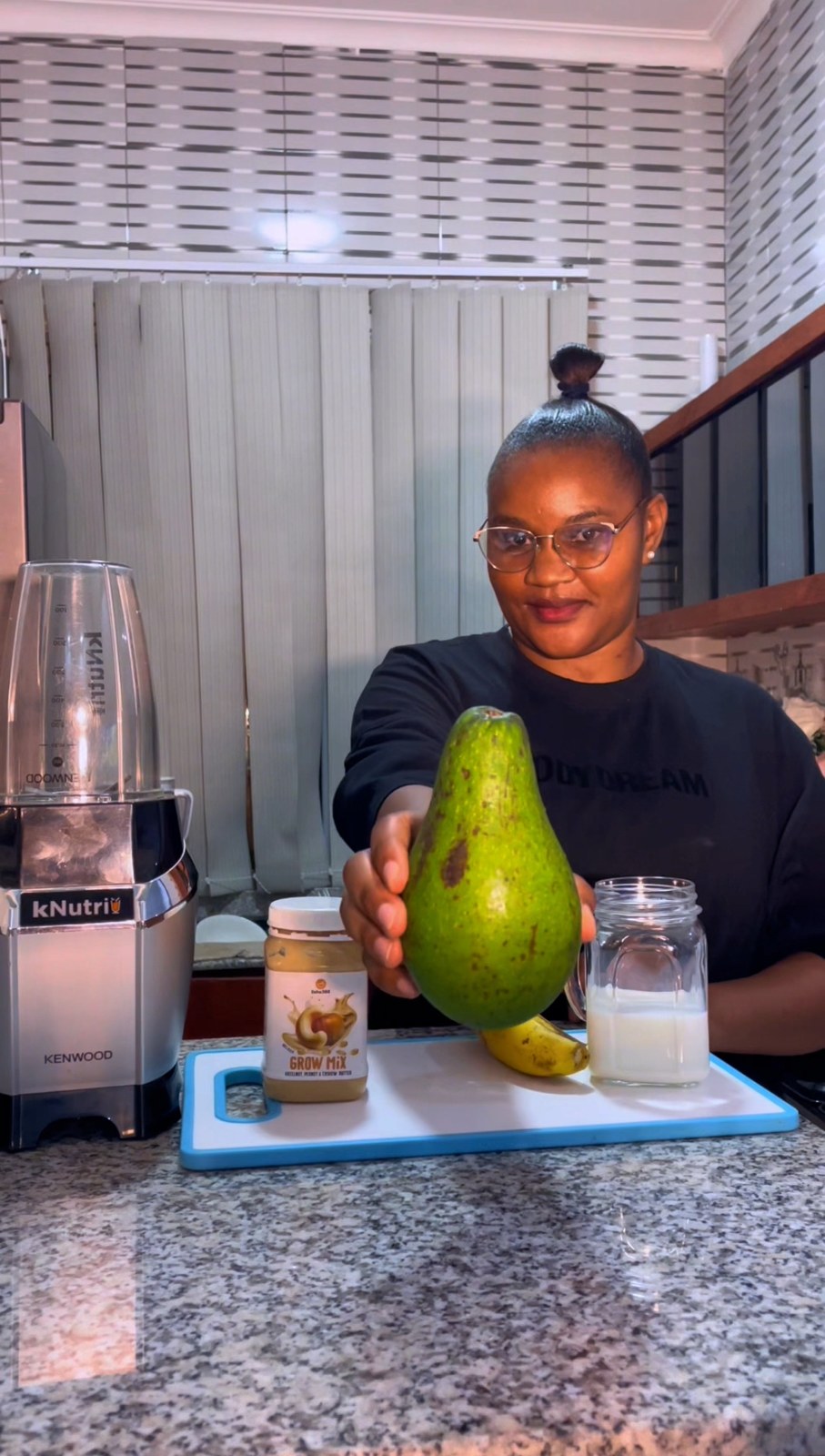 A Lishe360 nutrition team member preparing educational content
